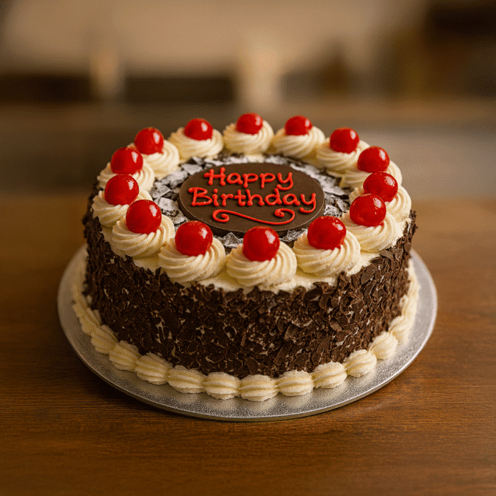 Black Forest Fresh Cream Cake - Image 1
