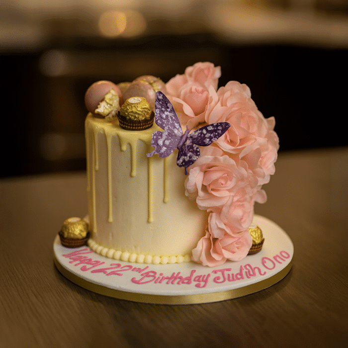 Butterfly Birthday Cake - Image 1