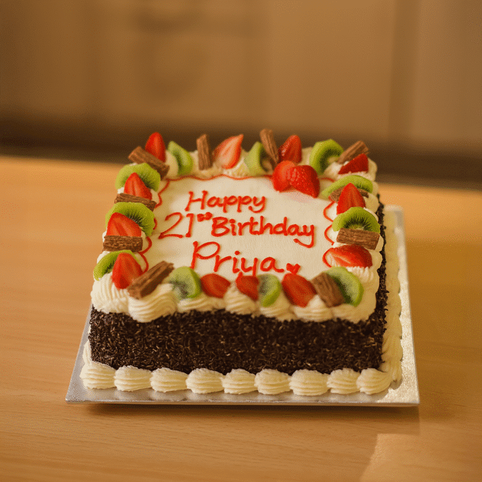Chocolate Mix Fruit Cake - Image 1