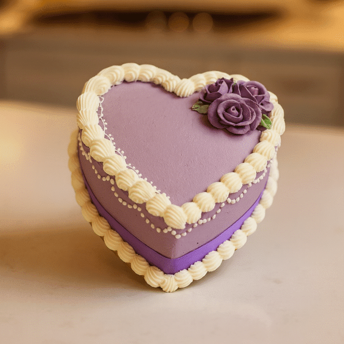 Purple Heart Cake - Image 1