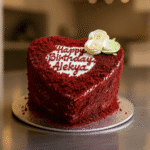 Red Velvet Heart Shape Cake