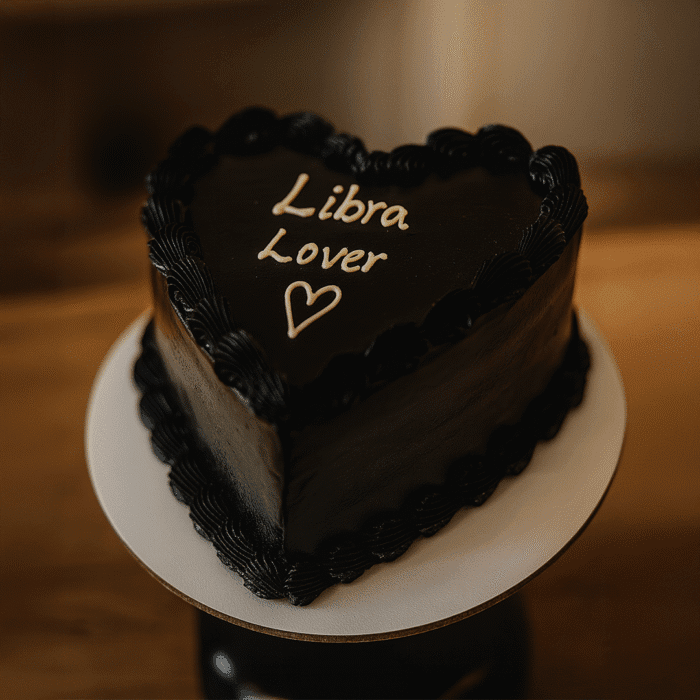 Chocolate Heart Cake - Image 1