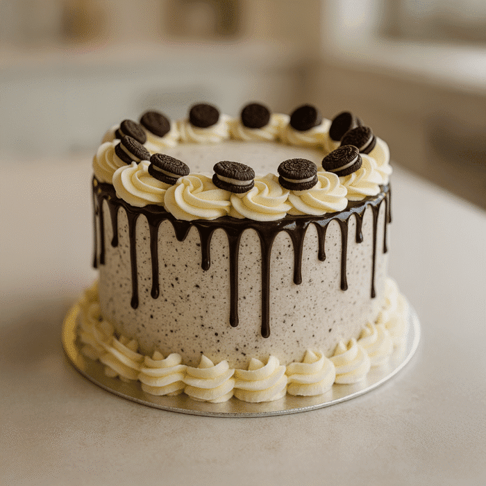 Chocolate Sponge with Oreo Cookie Cream - Image 1