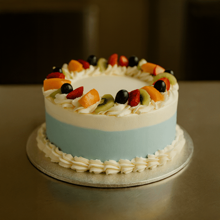 Mix Fruits Round Cake - Image 1