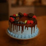 Oreo with Choco Drip Berries Cake