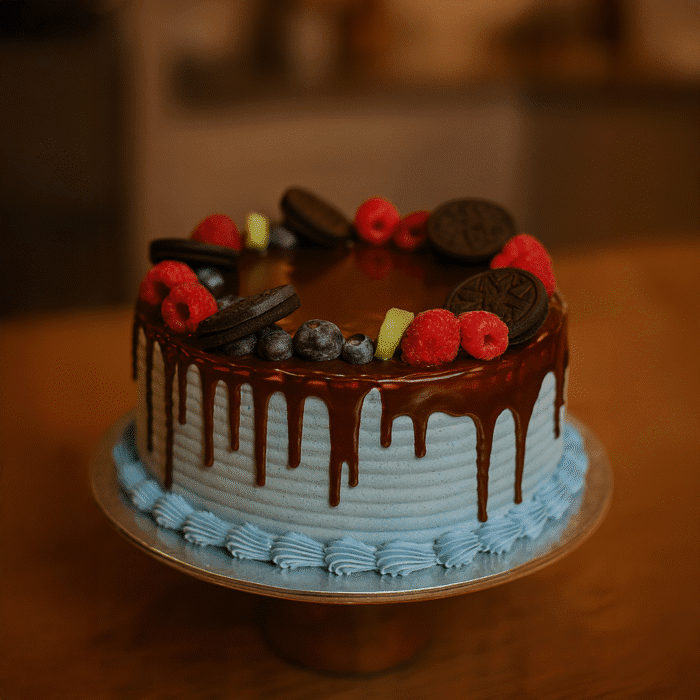 Oreo with Choco Drip Berries Cake - Image 1