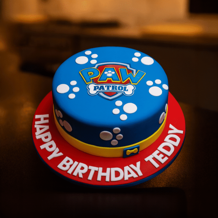Paw Petrol 1 Tier Icing Cake - Image 1