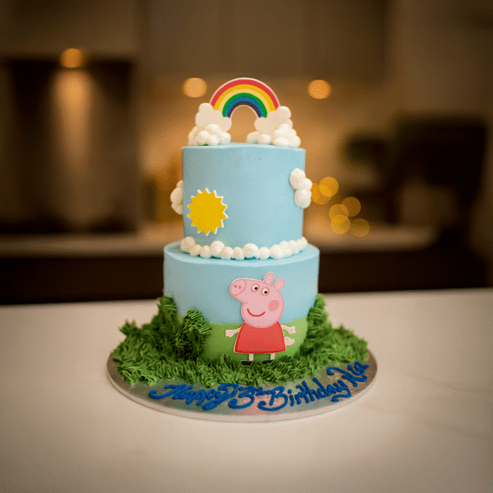 Peppa Pig Cake (2 tier) - Image 1