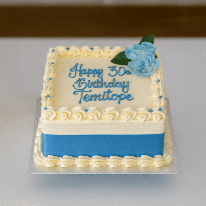 Vanilla Blue Cake - Image 1