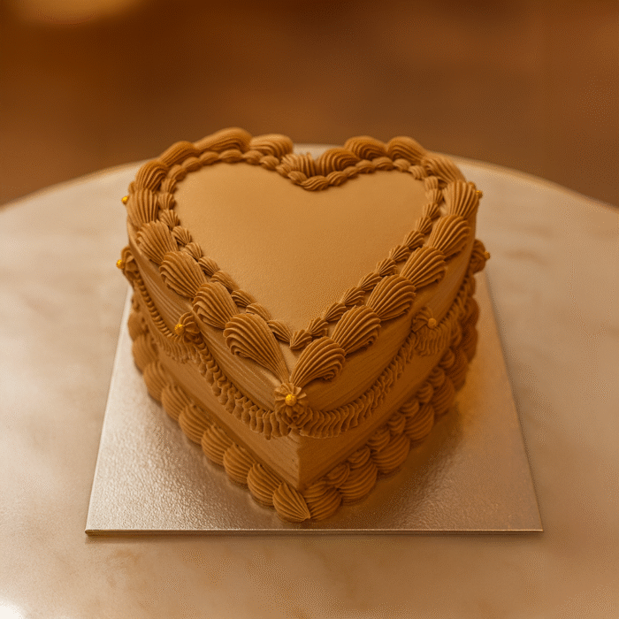 Vintage Coffee Brown Cake - Image 1